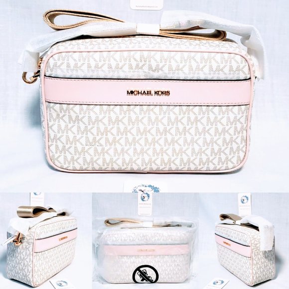 Michael Kors Handbags - 🆕Michael Kors Kenly Camera Crossbody Powder Blush